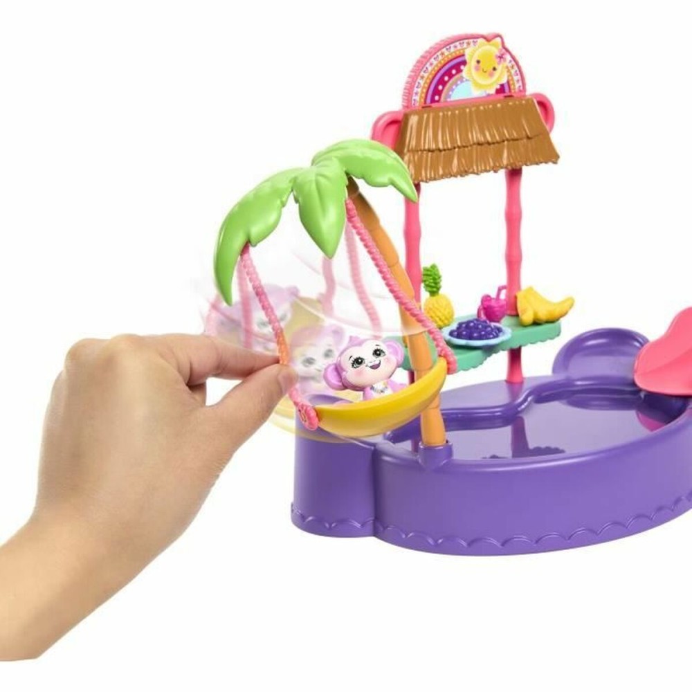 Set of Dolls Enchantimals PISCINE DES SINGES