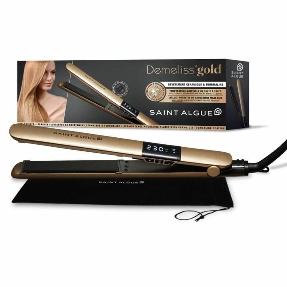 Glätteeisen Saint-Algue Demeliss GOLD Schwarz Gold