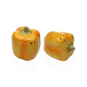 Salz- und Pfefferstreuer Versa aus Keramik Dolomite Paprika 7 X 5,8 X 5,8 CM
