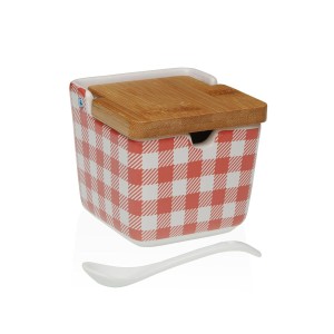 Sugar Bowl Versa VICHY Ceramic 8,8 x 8,5 x 8,8 cm