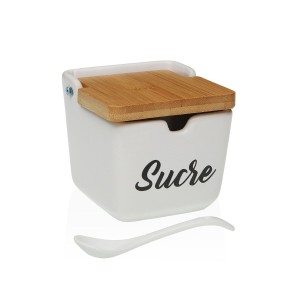 Sugar Bowl Versa SUCRE White Ceramic 8,8 x 8,5 x 8,8 cm