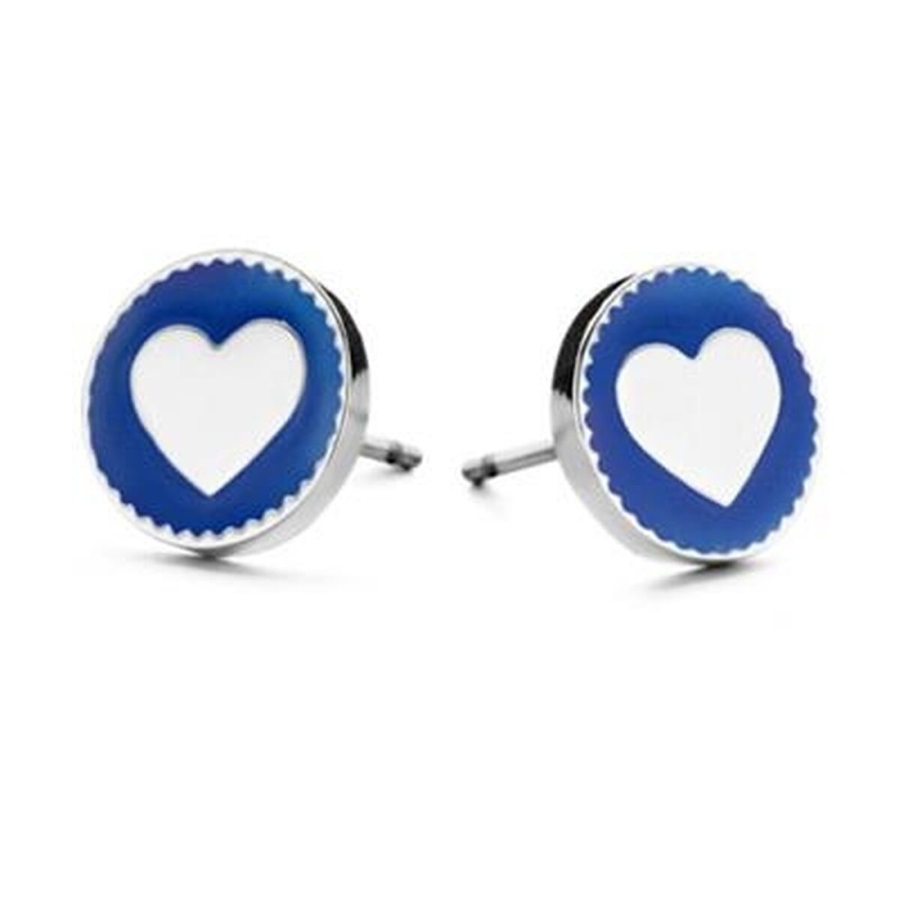 Damenohrringe CO88 Collection 8CE-70024 Silberfarben Blau