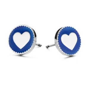 Damenohrringe CO88 Collection 8CE-70024 Silberfarben Blau