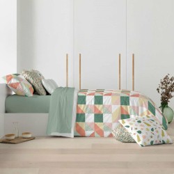 Housse de Couette Decolores Chloe 4 Multicouleur 175 Fils 140 x 200 cm