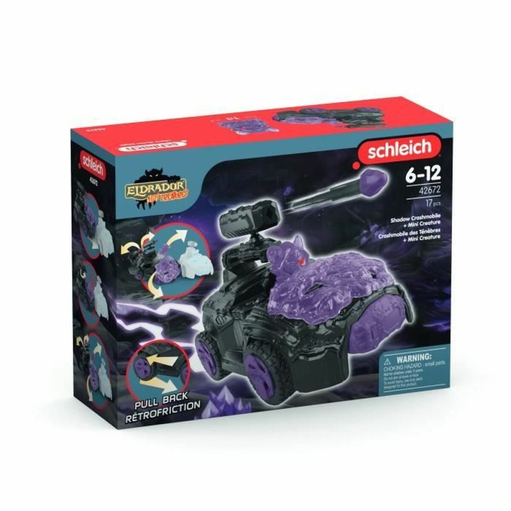 Playset Schleich Dark Crashmobile with Mini Creature 17 Pieces