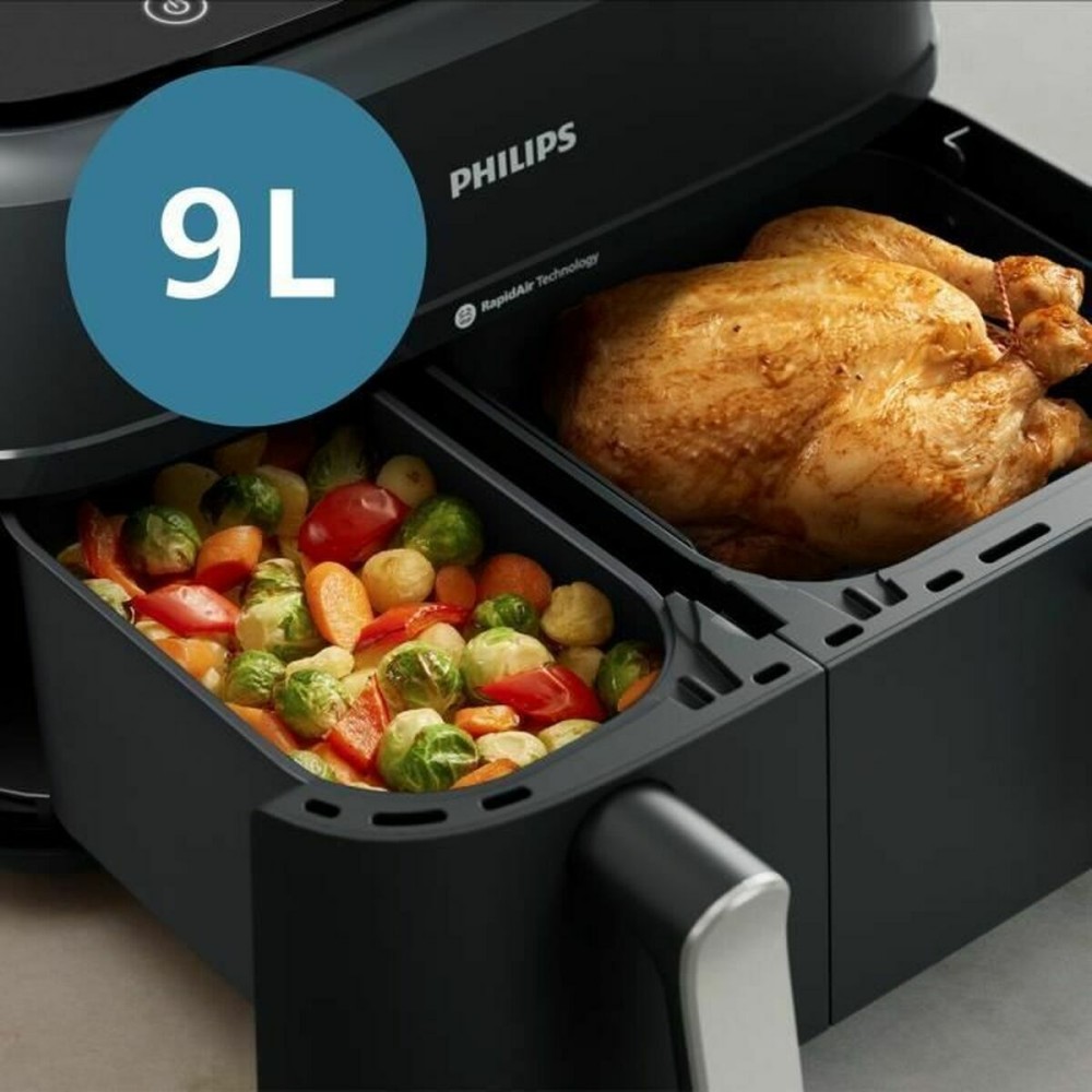 Heißluftfritteuse Philips Na351.00 Schwarz 9 L