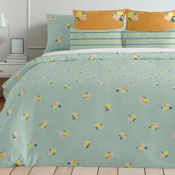 Housse de Couette Decolores Pretoria Multicouleur 175 Fils 155 x 220 cm