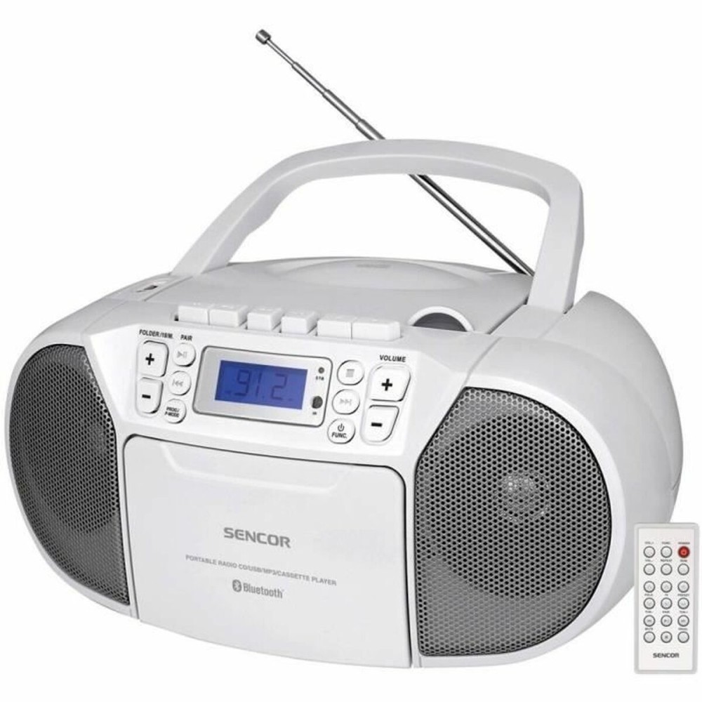 Radio-Cassette Sencor SPT 3907 W Bleu Blanc