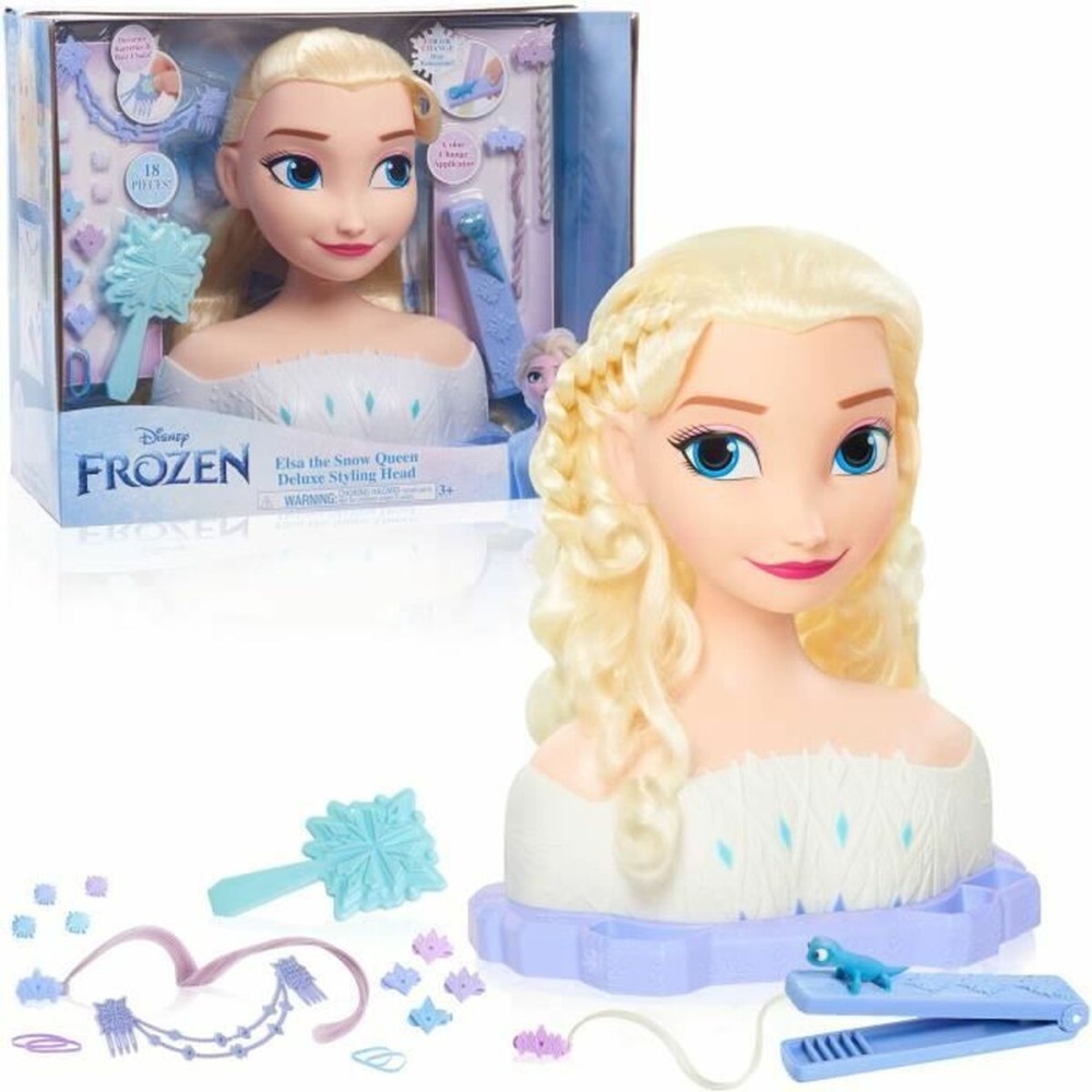 Babypuppe mit Zubehör Frozen Elsa Deluxe Styling Head