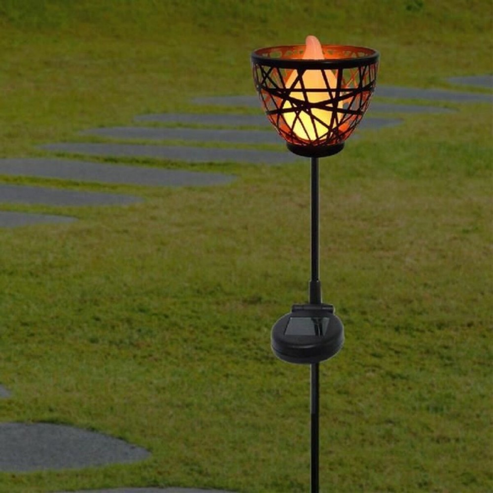 Borne de jardin solaire Lumisky Gris Métal