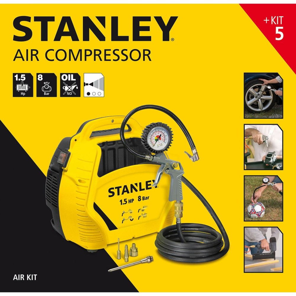 Air Compressor Stanley 1868 1100 W 230 V