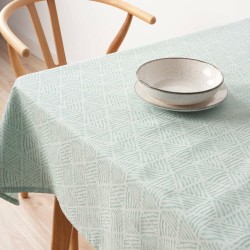 Stain-proof tablecloth Belum 31990C Turquoise 155 x 155 cm