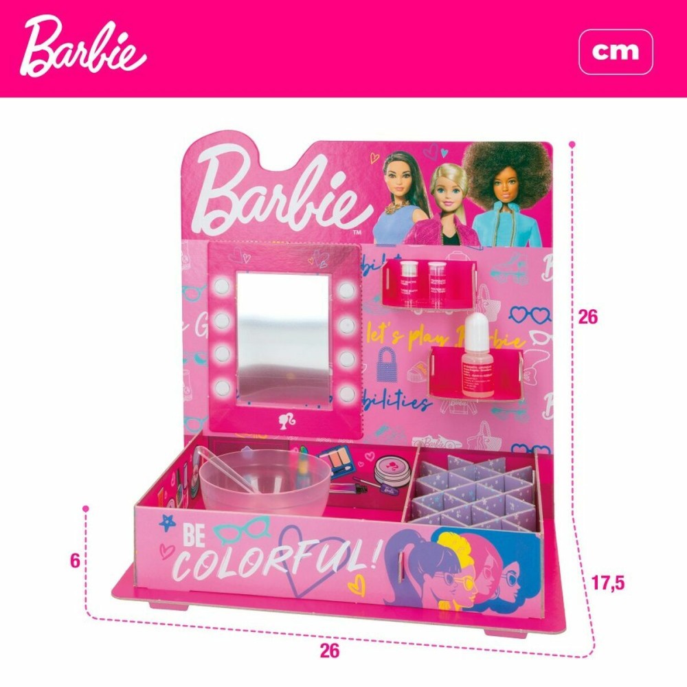 Make-up kit Lisciani Giochi Barbie 15 Pieces Lipstick