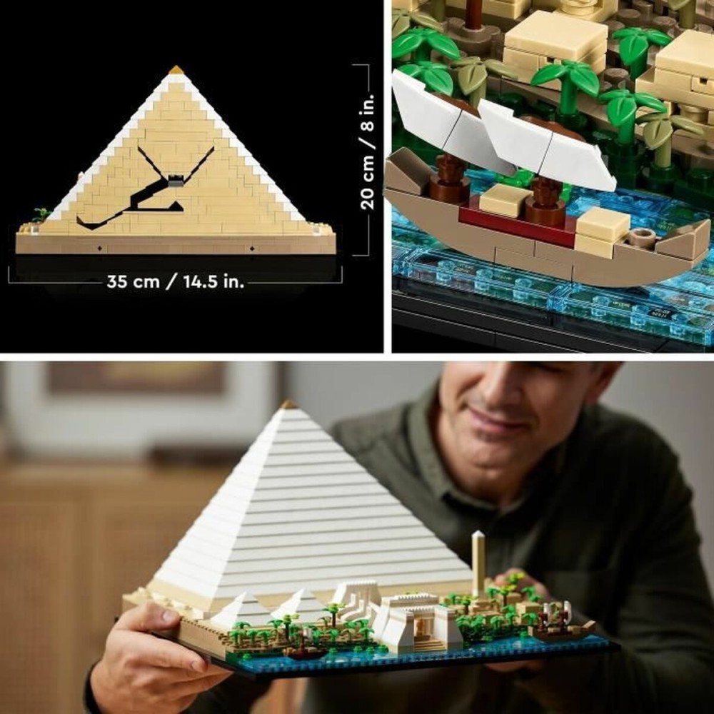Playset Lego 21058 Architecture The Great Pyramid of Giza 1476 Pièces 