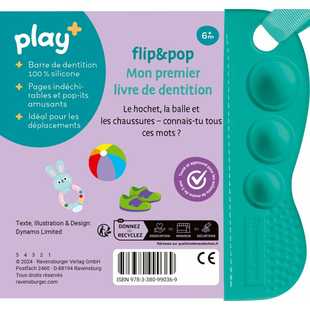 Mon premier livre musical Ravensburger Flip & pop - My first words