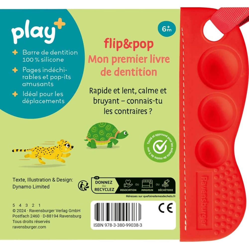 Mon premier livre musical Ravensburger Flip & pop - Opposites