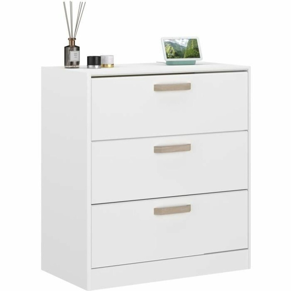 Chest of drawers Parisot White 79,7 x 87,8 x 43,8 cm