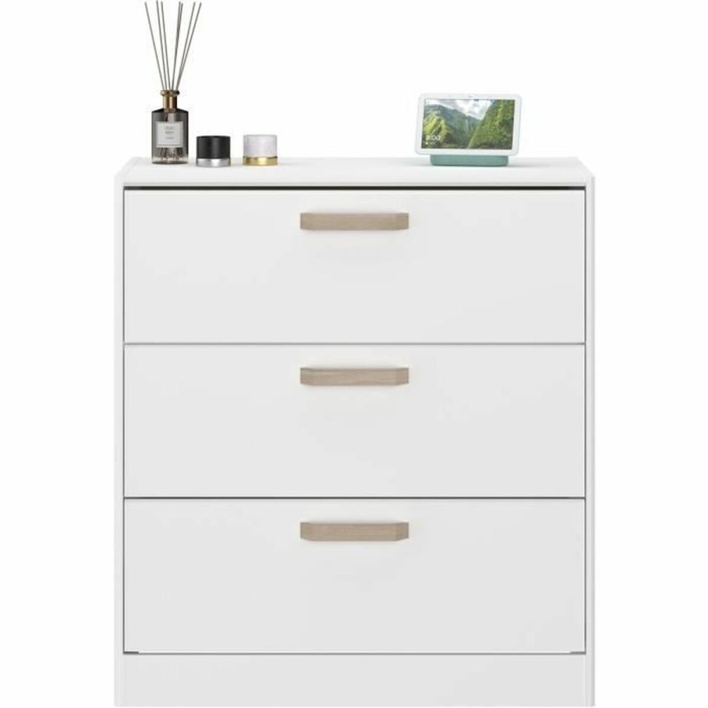 Chest of drawers Parisot White 79,7 x 87,8 x 43,8 cm