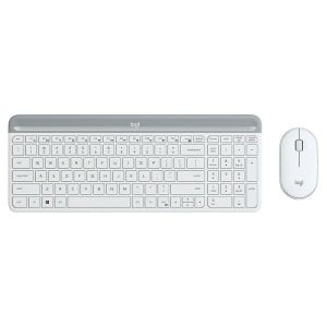 Tastatur mit Maus Logitech MK470 Weiß Französisch AZERTY