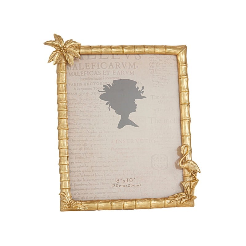 Photo frame Romimex Golden Resin 20 x 25 x 2 cm