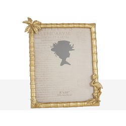 Photo frame Romimex Golden Resin 20 x 25 x 2 cm