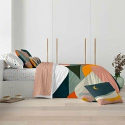 Housse de Couette Decolores Sahara Multicouleur 175 Fils 220 x 220 cm