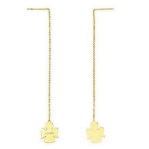 Boucles d´oreilles Femme Amen ANGELI GOLD Argent 925