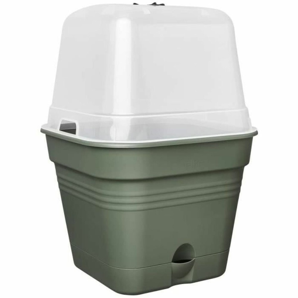 Pot Elho Avec couvercle Vert Plastique Ø 20 cm