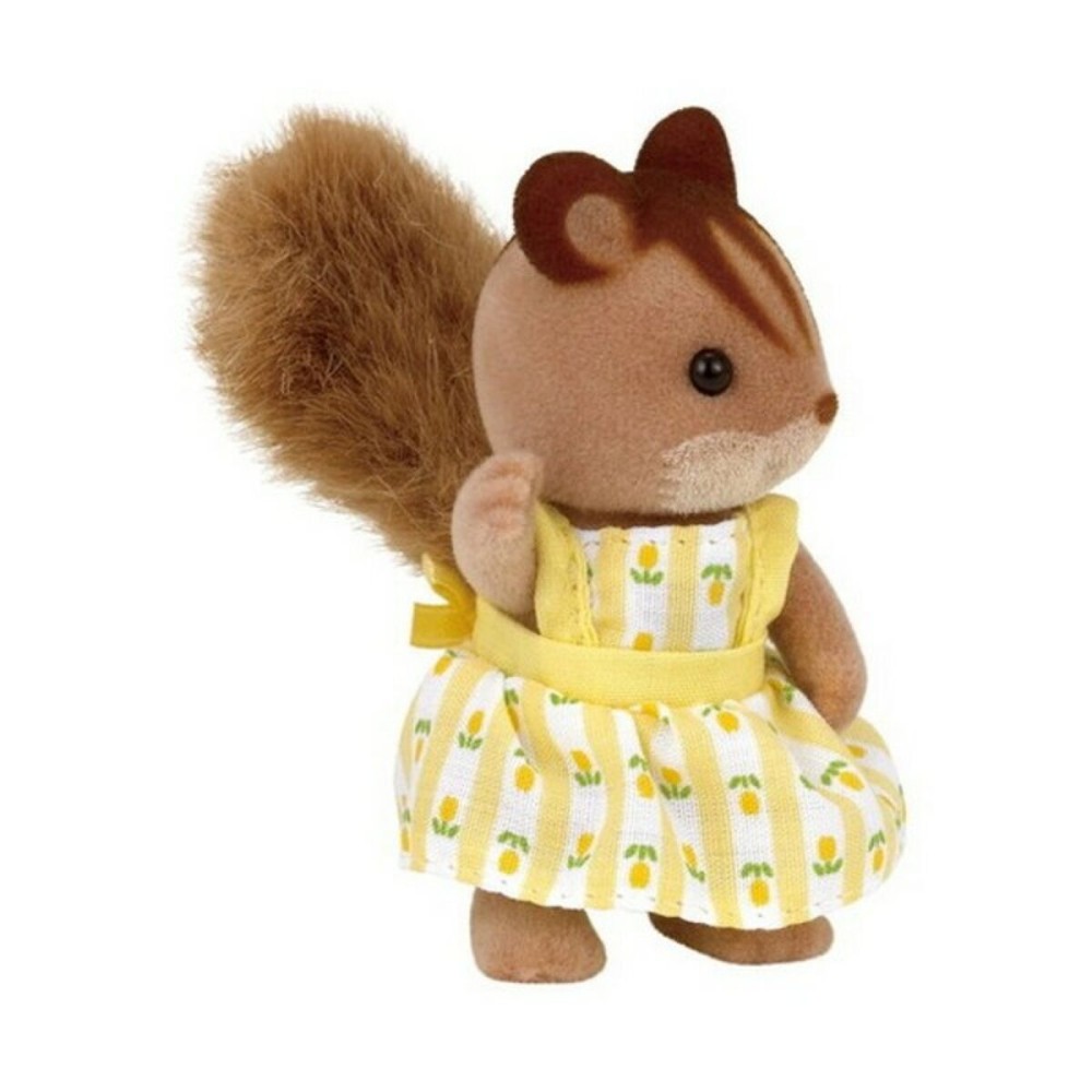 Set of Dolls Sylvanian Families 4172 Family Ecureuil Roux