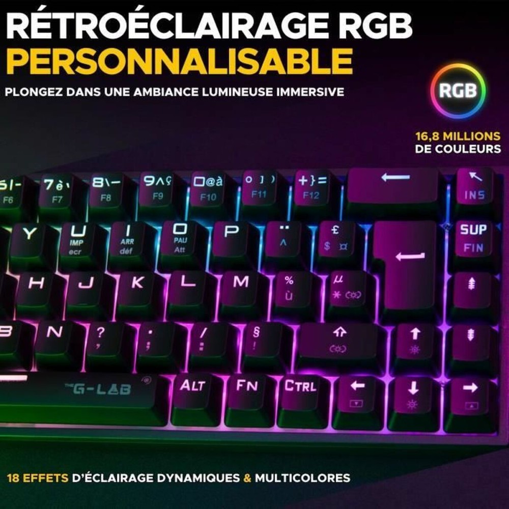 Clavier The G-Lab KEYZ TITAN Blanc