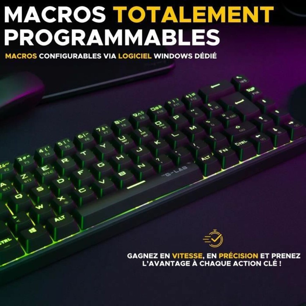 Clavier The G-Lab KEYZ TITAN Blanc