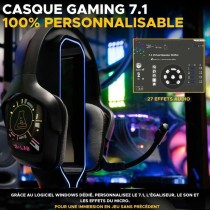 Casques avec Microphone The G-Lab KORP COBALT 7.1