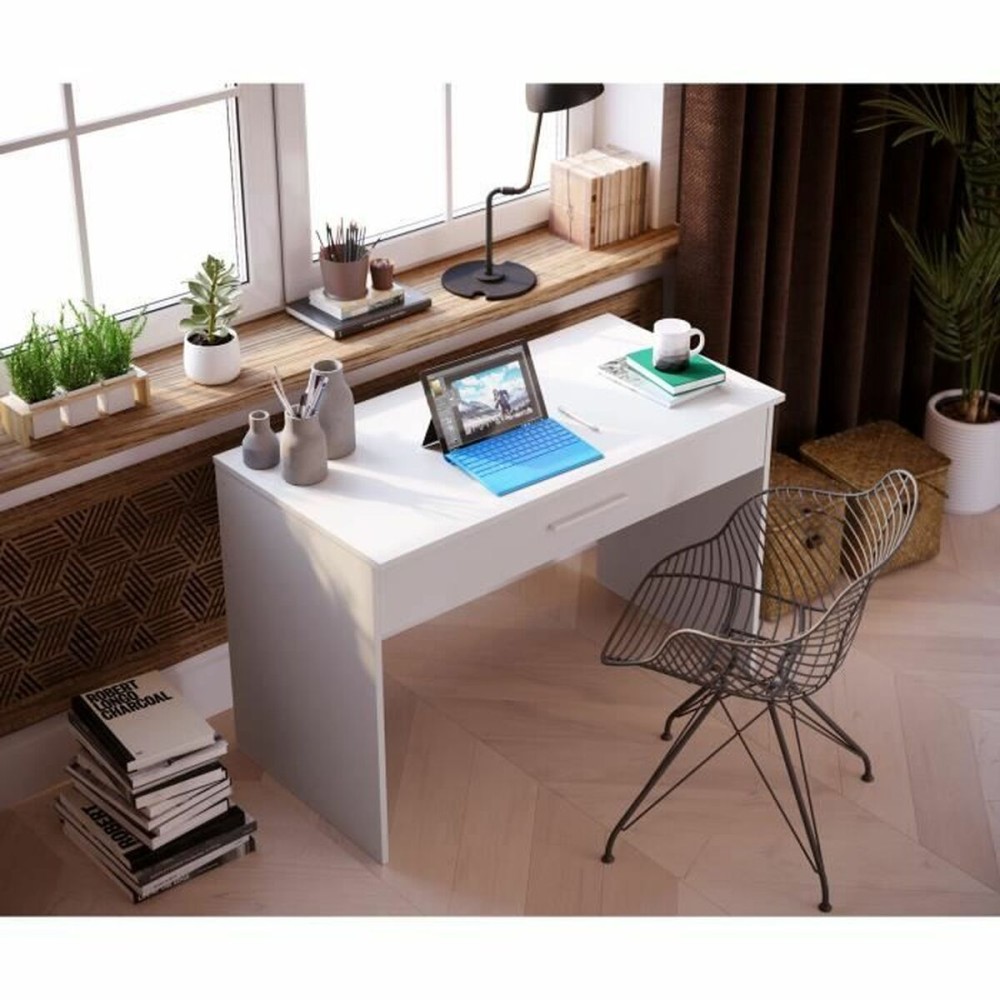 Desk Brown Oak Melamin 110 x 56 x 81,5 cm