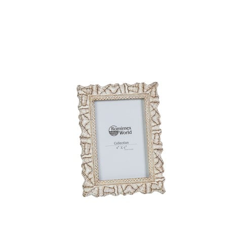 Photo frame Romimex Natural Resin 10 x 15 cm 15 x 20 x 2 cm