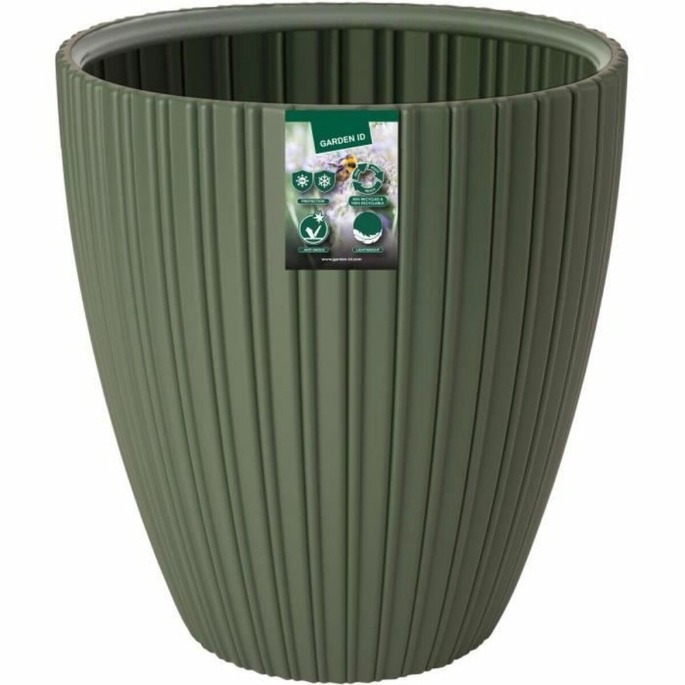 Plant pot Garden ID Fancy Green Polyethylene 40 x 42 cm