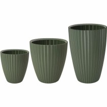 Plant pot Garden ID Fancy Green Polyethylene 40 x 42 cm