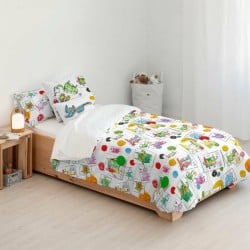 Housse de Couette Decolores Indiana Multicouleur 175 Fils 155 x 220 cm