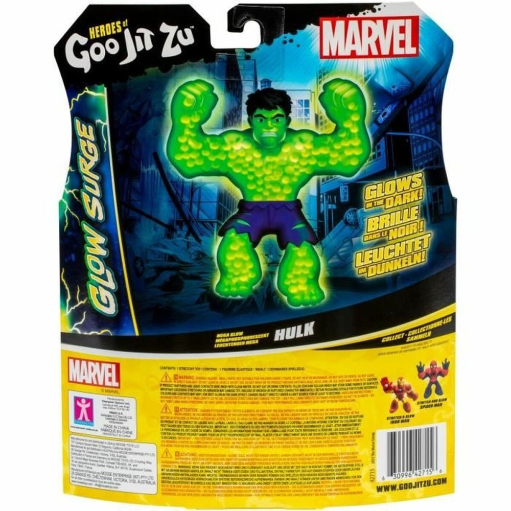 Figurine d’action Goo Jit Zu Hulk Glow Surge