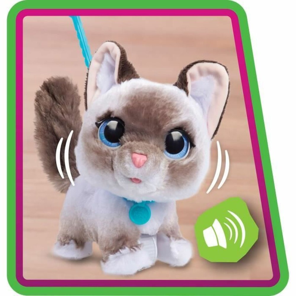 Fluffy toy Furreal Friends Kitten Grand Walker Multicolour (2 Pieces)
