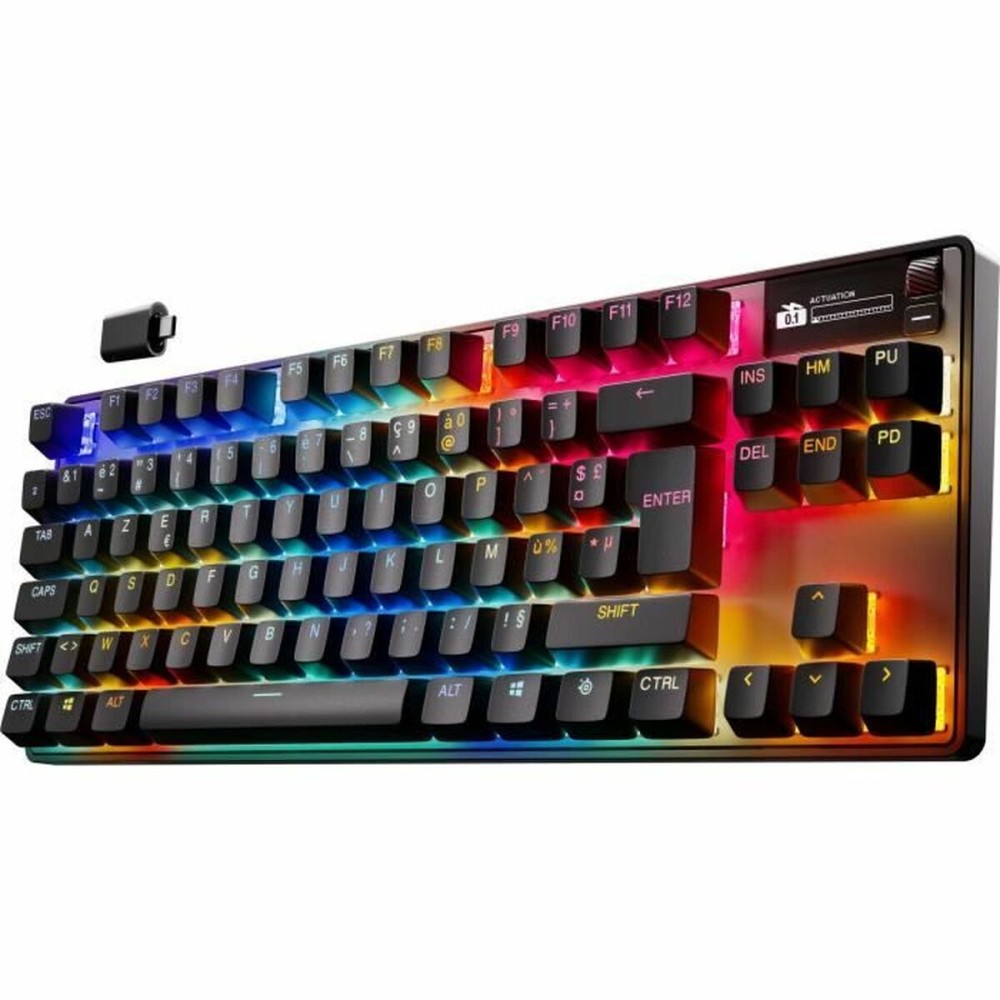 Clavier Bluetooth SteelSeries apex pro tkl wl gen 3 Noir Azerty Français