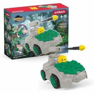 Playset Schleich Jungle Crashmobile with Mini Creature 17 Pieces