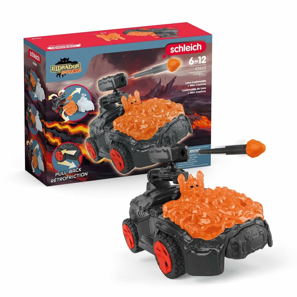 Playset Schleich Lava Crashmobile 17 Pieces