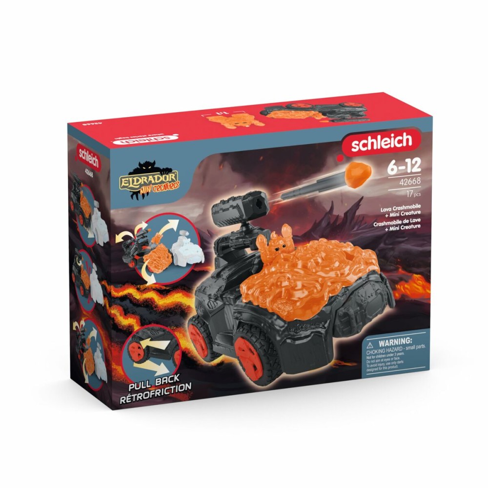 Playset Schleich Lava Crashmobile 17 Pieces
