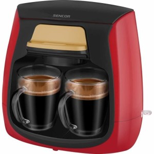 Filterkaffeemaschine Sencor SCE 2101RD Rot rouge noir 500 W