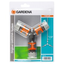 Schlauchanschluss Gardena 18287-20 Ø 15 mm 1/2" Dreifach Bewässerungssystem
