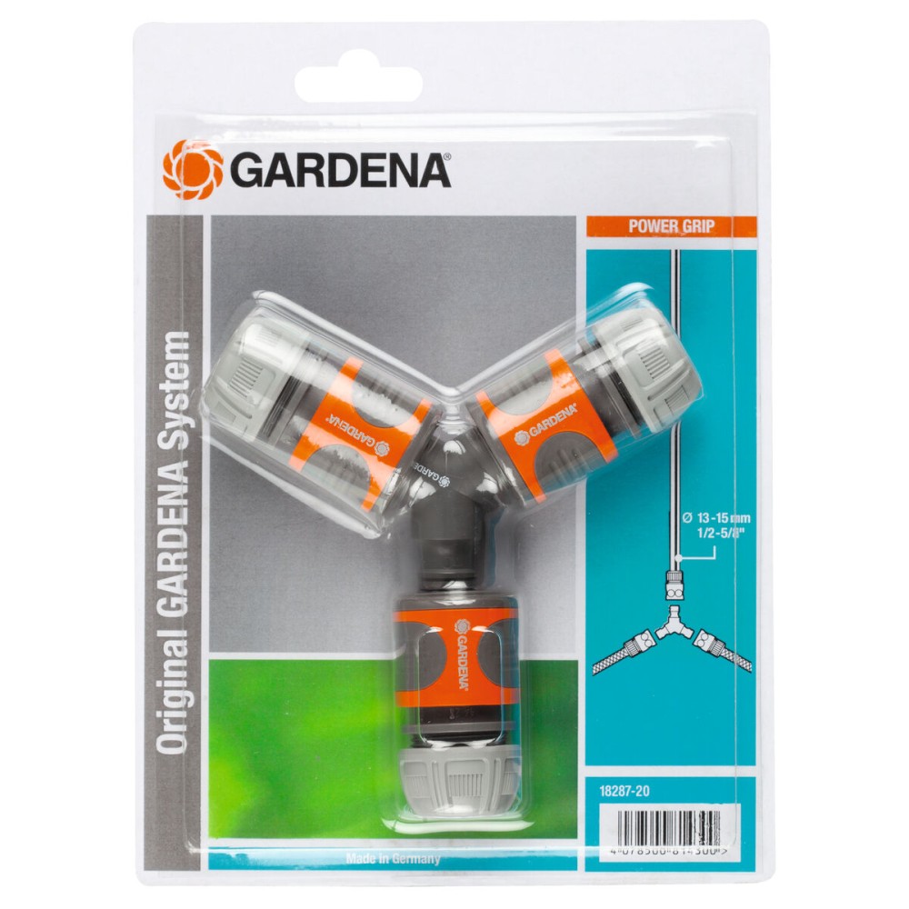 Schlauchanschluss Gardena 18287-20 Ø 15 mm 1/2" Dreifach Bewässerungssystem