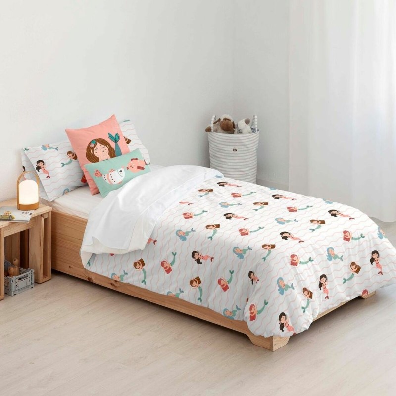 Housse de Couette Kids&Cotton Mosi Small Rose 175 Fils 180 x 220 cm 180 x 240 cm