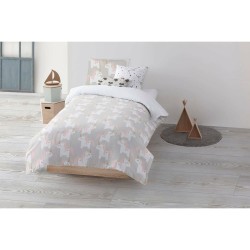 Housse de Couette Decolores Mileto Multicouleur 175 Fils 180 x 220 cm