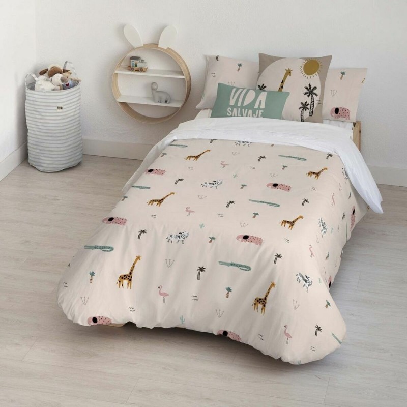 Housse de Couette Kids&Cotton Mael Small Rose 175 Fils 180 x 220 cm 180 x 240 cm