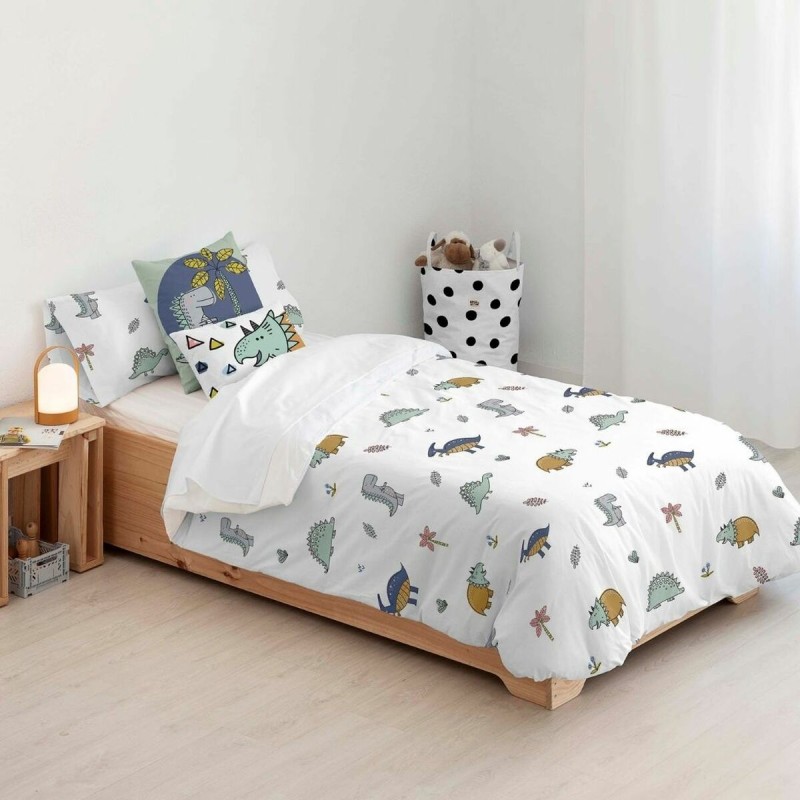 Housse de Couette Kids&Cotton Italo Small Blanc 175 Fils 180 x 220 cm 180 x 240 cm